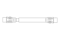 Eje articulado D=32 L1=410 L2=470