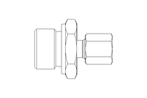 Pipe screw connector L 6 G1/2"