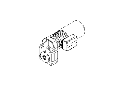 Moteur réducteur 0,37kW 47 1/min