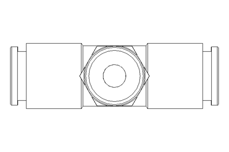 Conexão T R=3/8 " D=10