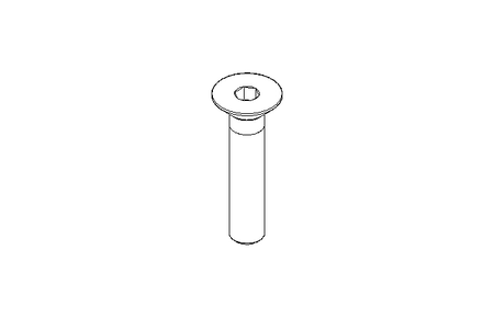 Hex. socket countersunk hd.cap screw M4