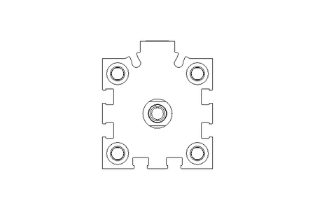 SHORT LIFT PNEUMATIC CYLINDER