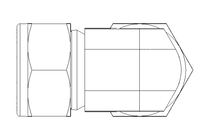 Threaded elbow connector 18/18 1.4401