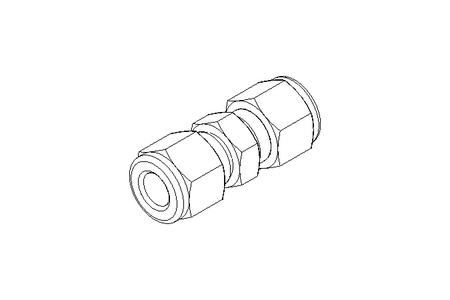 Raccordo a vite per tubo 8/8 Niro