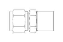 Raccordo a vite per tubo 12 R1/2" Niro