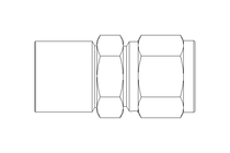 Raccordo a vite per tubo 12 R1/2" Niro