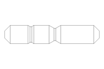 Stiftschraube M5x18 A4 DIN938