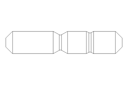 Goujon fileté M5x18 A4 DIN938