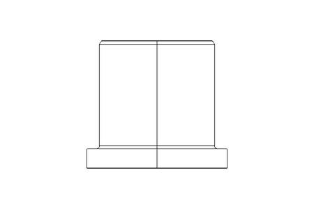 Plain bearing bush JFM 12x18x22x20x3