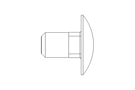 Flachrundschraube M10x16 A2 DIN603