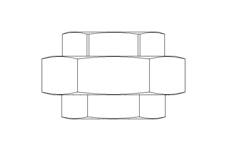 Threaded connector G2" 1.4408