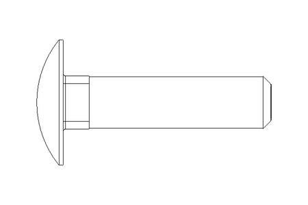 Flachrundschraube M10x40 A2 DIN603