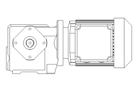 Schneckengetriebemotor 0,25kW 199 1/min