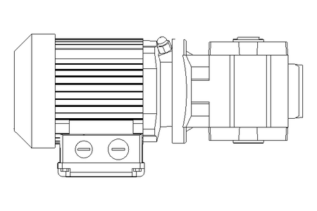 Schneckengetriebemotor 0,25kW 199 1/min