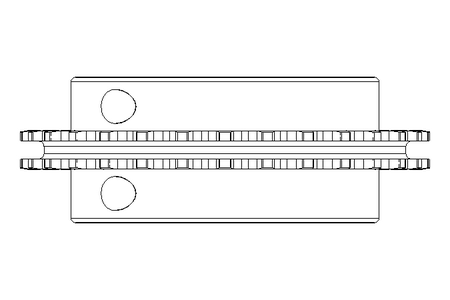 Roda dentada plástica