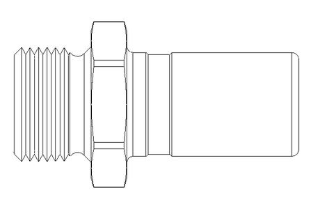 Kupplungsstecker G 1/4" aussen 1.4305