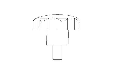 Sterngriffschraube M6x10 1.4567 DIN 6336