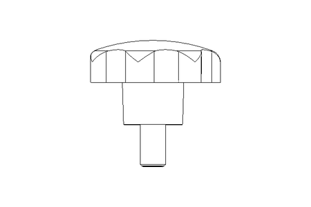 Sterngriffschraube M6x10 1.4567 DIN 6336