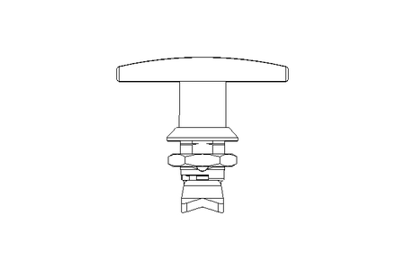 Drehriegel mit Knebelgriff H26