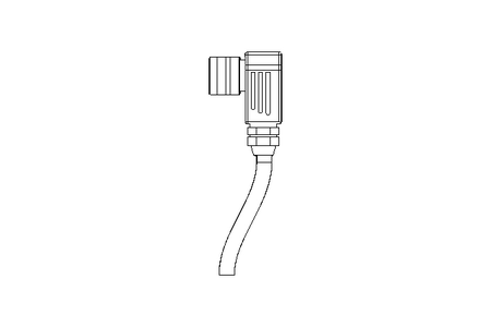 Cable with angle plug 12-pole