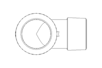 Winkel 90° 1" I-AG