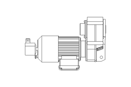 Motorreductor 0,25kW 69 1/min