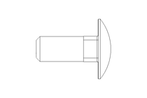 Round head screw M10x25 A2 DIN603