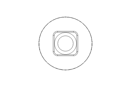 Round head screw M10x25 A2 DIN603