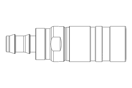 Schnellkupplung DN10 FPM/Ms Niro