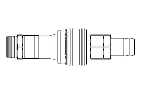 Kupplung G 1" aussen 75K+SSET Ms