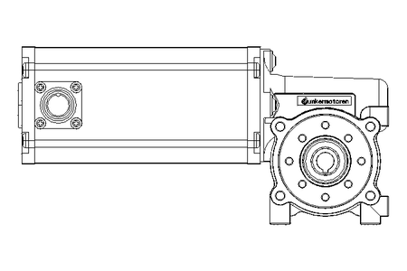 Worm gear motor 0.1kW