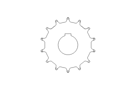 Roda dentada para corrente