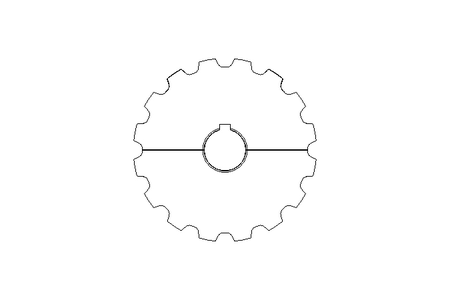 Roda dentada para corrente Z=16