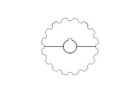 Roda dentada para corrente Z=16