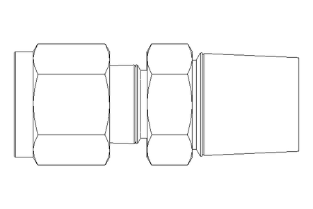 Pipe screw connector 6 G3/8"