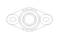 Rodamiento con brida EFOM 16x32x17,5