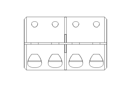 Schalenkupplung geschlitzt