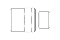 旋入式套管 L 12 R1/4" Niro DIN2353