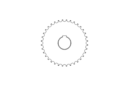 Roda dentada 2120M Z=36 B=40