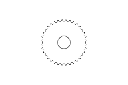 Roda dentada 2120M Z=36 B=40