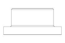 Plain bearing bush MFM 10x16x22x10x3