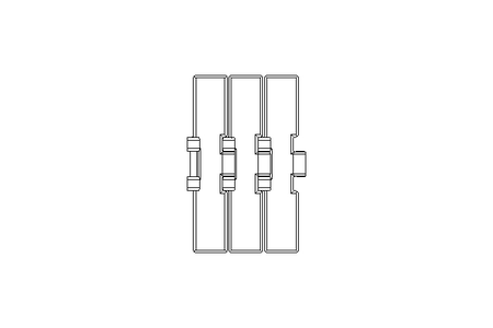 Flat-top chain SSC8157RT-7.5IN_XHB