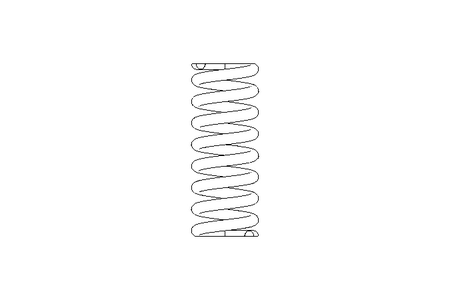 Pressure spring D1=15.5 D2=10.7 L=40