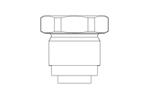 Blindstopfen f. Einschweissadapter G3/4"