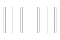 Pressure spring D1=24.4 D2=21 L=48.4