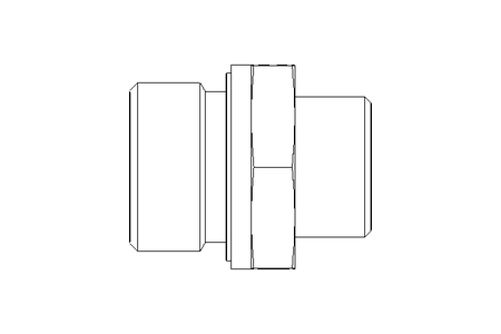 Connecting piece L 15 G3/4" St ISO8434