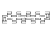 Flush-grid belt LFG2120-1190H-FT B= 1190