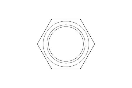 Ecrou borgne hexagonal M6 A2 DIN986