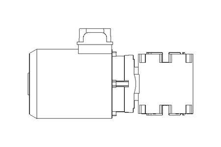 Schneckengetriebemotor 0,55kW 56 1/min