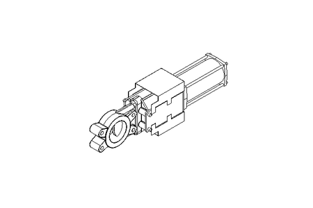 Knife gate valve DN80 PN10 pneumatic